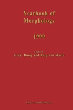 portada yearbook of morphology 1999 (en Inglés)