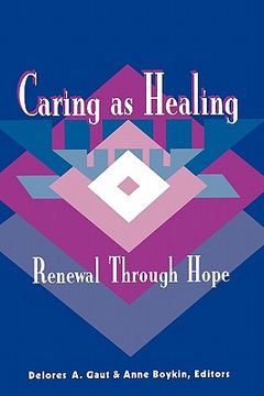 portada caring as healing: renewal through hope (en Inglés)