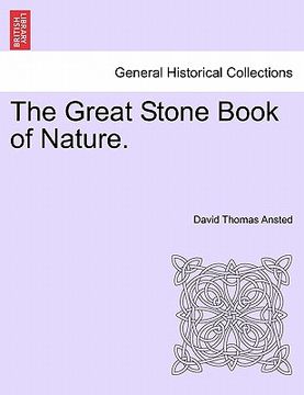 portada the great stone book of nature. (en Inglés)