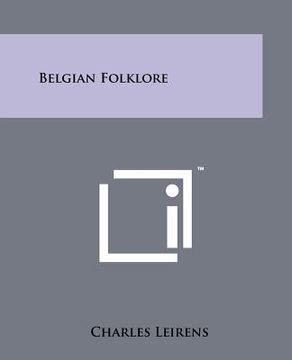 portada belgian folklore (in English)