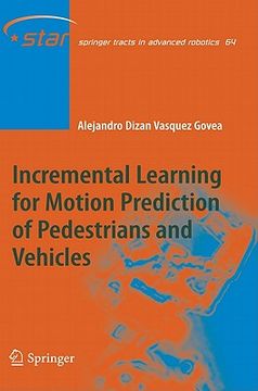 portada incremental learning for motion prediction of pedestrians and vehicles (en Inglés)