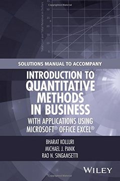 portada Solutions Manual to Accompany Introduction to Quantitative M