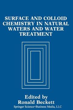 portada Surface and Colloid Chemistry in Natural Waters and Water Treatment (in English)