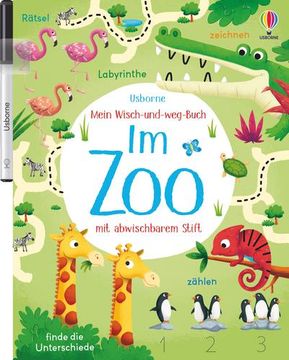 portada Mein Wisch-Und-Weg-Buch: Im Zoo: Mit Abwischbarem Stift (Meine Wisch-Und-Weg-Bücher) (in German)