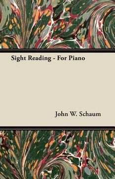 portada sight reading - for piano