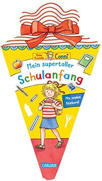 portada Conni Gelbe Reihe (Beschäftigungsbuch): Schultüte: Mein Supertoller Schulanfang: Mit Stickern (in German)