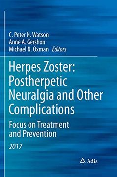 portada Herpes Zoster: Postherpetic Neuralgia and Other Complications: Focus on Treatment and Prevention
