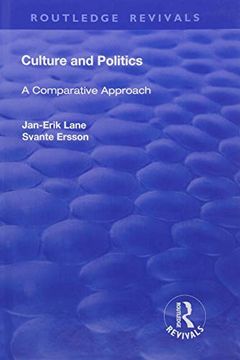 portada Culture and Politics: A Comparative Approach: A Comparative Approach (en Inglés)