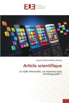 portada Article scientifique (en Francés)