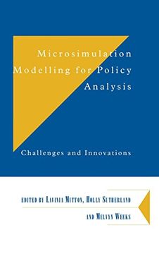 portada Microsimulation Modelling for Policy Analysis Hardback: Challenges and Innovations (Department of Applied Economics Occasional Papers) (en Inglés)