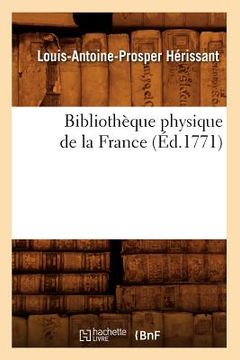 portada Bibliothèque Physique de la France (Éd.1771)
