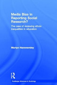portada media bias in reporting social research?: the case of reviewing ethnic inequalities in education