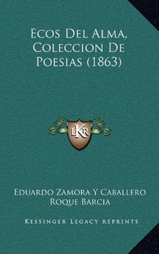 portada Ecos del Alma, Coleccion de Poesias (1863)