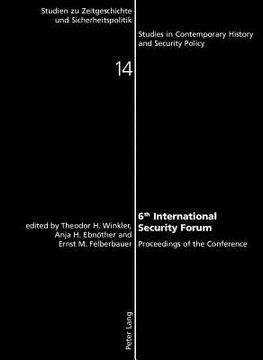 portada 6 th International Security Forum: Proceedings of the Conference (en Inglés)