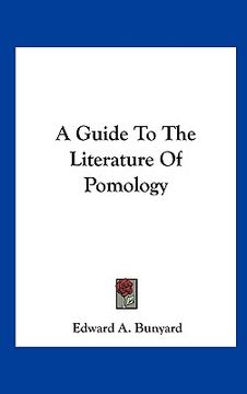 portada a guide to the literature of pomology (en Inglés)