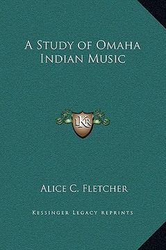 portada a study of omaha indian music (en Inglés)