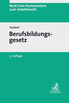 portada Berufsbildungsgesetz: Kommentar (Beck'sche Kommentare zum Arbeitsrecht, Band 27) (in German)
