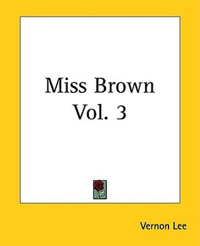 portada miss brown vol. 3 (in English)