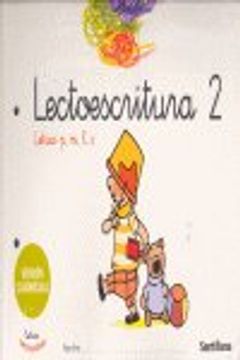 portada Lectoescritura, 2 Educación Infantil, (versión cuadrícula)