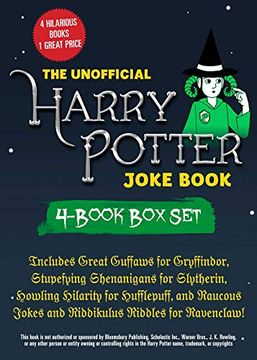 portada The Unofficial Harry Potter Joke Book 4-Book box Set: Includes Great Guffaws for Gryffindor, Stupefying Shenanigans for Slytherin, Howling Hilarity. Jokes and Riddikulus Riddles for Ravenclaw! 