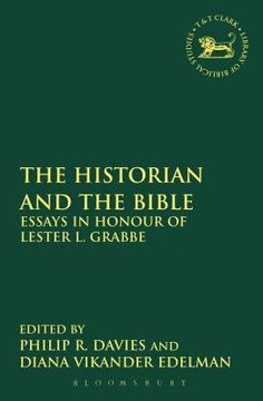portada the historian and the bible: essays in honour of lester l. grabbe (in English)