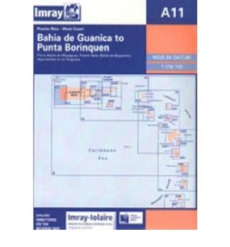 portada Imray Iolaire Chart A11: West Coast of Puerto Rico: Bahai De Guanica to Punta Borinquen (Caribbean Charts)