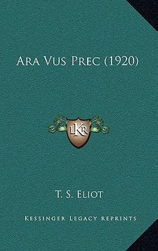 portada ara vus prec (1920) (en Inglés)