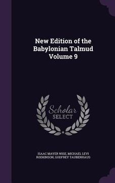 portada New Edition of the Babylonian Talmud Volume 9
