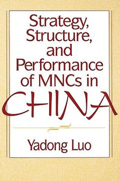 portada strategy, structure, and performance of mncs in china (en Inglés)