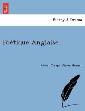 portada Poe Tique Anglaise. (in French)
