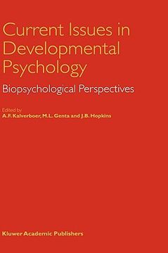 portada current issues in developmental psychology: biopsychological perspectives (en Inglés)