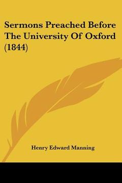 portada sermons preached before the university of oxford (1844) (in English)