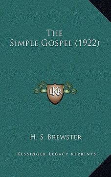 portada the simple gospel (1922) (en Inglés)