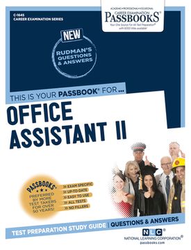 portada Office Assistant II (C-1645): Passbooks Study Guide Volume 1645 (in English)