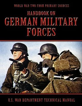 portada handbook on german military forces (en Inglés)
