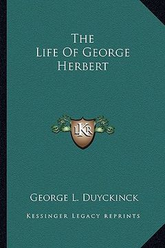 portada the life of george herbert (en Inglés)