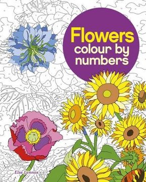 portada Colour by Number: Flowers