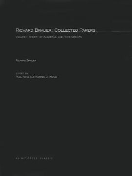 portada richard brauer collected papers