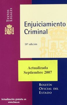 portada enjuiciamiento criminal (en Inglés)