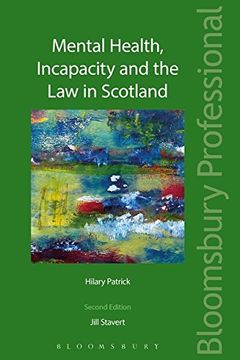 portada Mental Health, Incapacity and the Law in Scotland (en Inglés)
