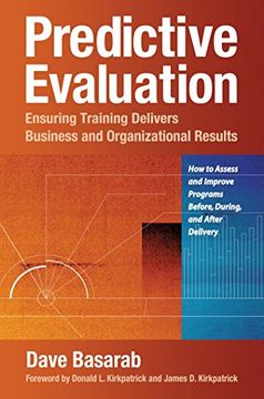 portada Predictive Evaluation: Ensuring Training Delivers Business and Organizational Results (en Inglés)