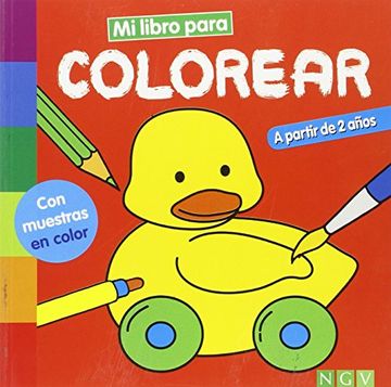 portada Mi Primer Libro Para Colorear. Pato