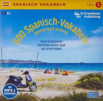 portada 600 Spanisch-Vokabeln Spielerisch Erlernt. Grundwortschatz 1. Cd