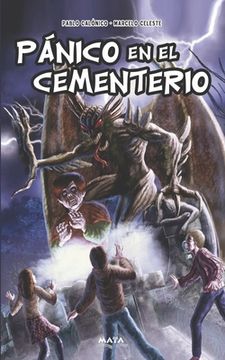 portada Pánico En El Cementerio: colección álbum azul