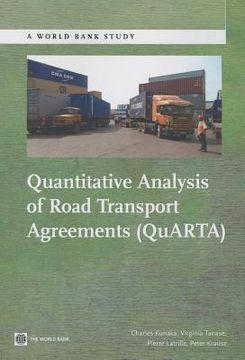 portada quantitative analysis of road transport agreements - quarta (en Inglés)