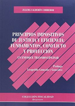 portada Principios impositivos de justicia y eficiencia: fundamentos, conflicto y proyección