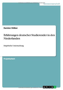 portada Erfahrungen deutscher Studierender in den Niederlanden (German Edition)