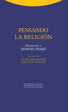 portada Pensando la Religión. Homenaje a Manuel Fraijó (Estructuras y Procesos. Religión) (in Spanish)