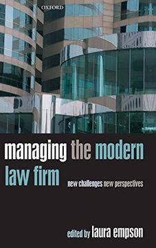 portada Managing the Modern law Firm: New Challenges, new Perspectives 