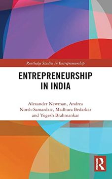 portada Entrepreneurship in India (Routledge Studies in Entrepreneurship) (in English)